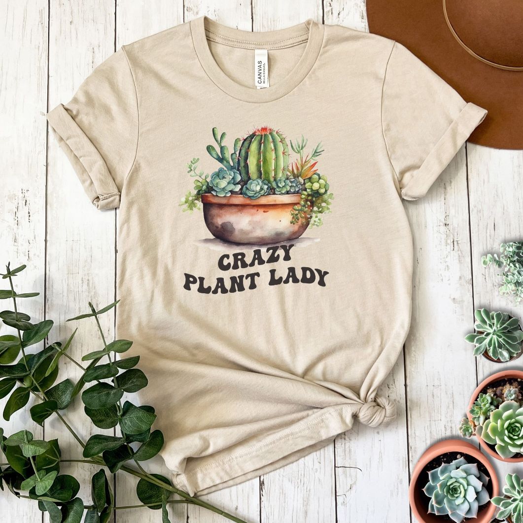 "Crazy Plant Lady" Short Sleeve Tee