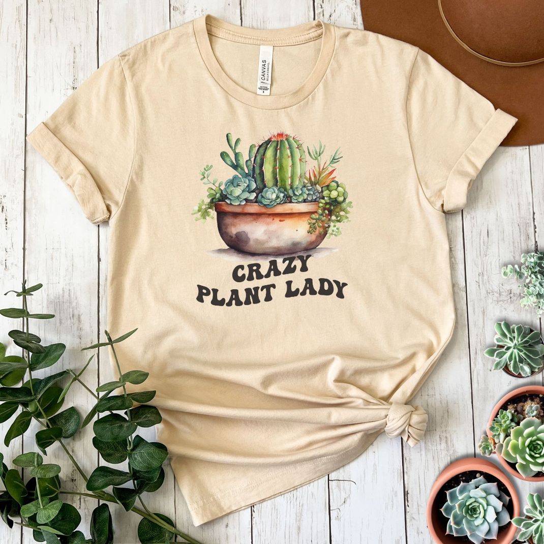 "Crazy Plant Lady" Short Sleeve Tee