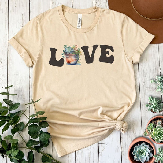 "Love" Plants Short Sleeve Tee