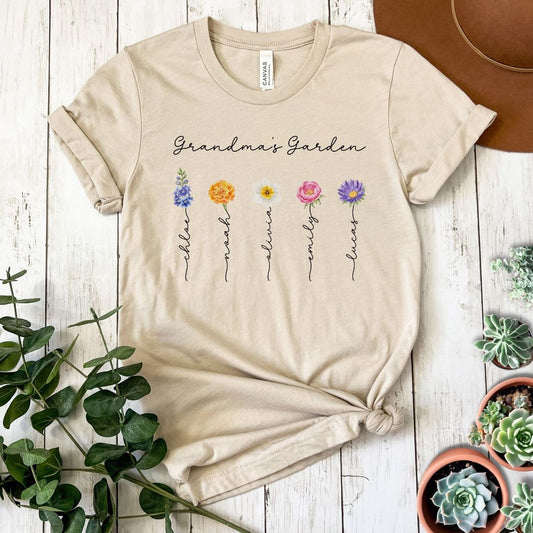 "Grandma's Garden" Short Sleeve Tee