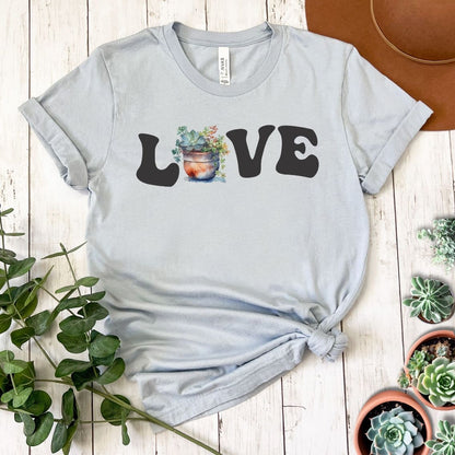 "Love" Plants Short Sleeve Tee