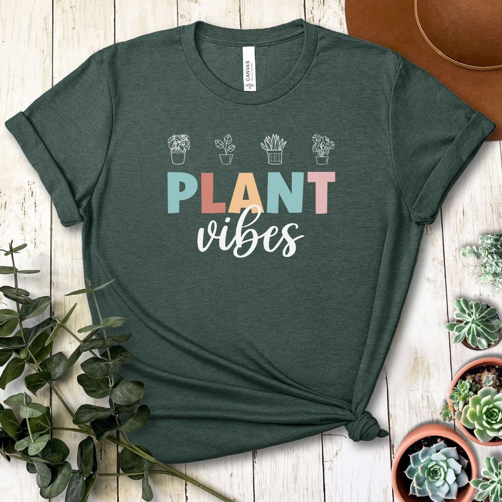 "Plant Vibes" Short Sleeve Tee