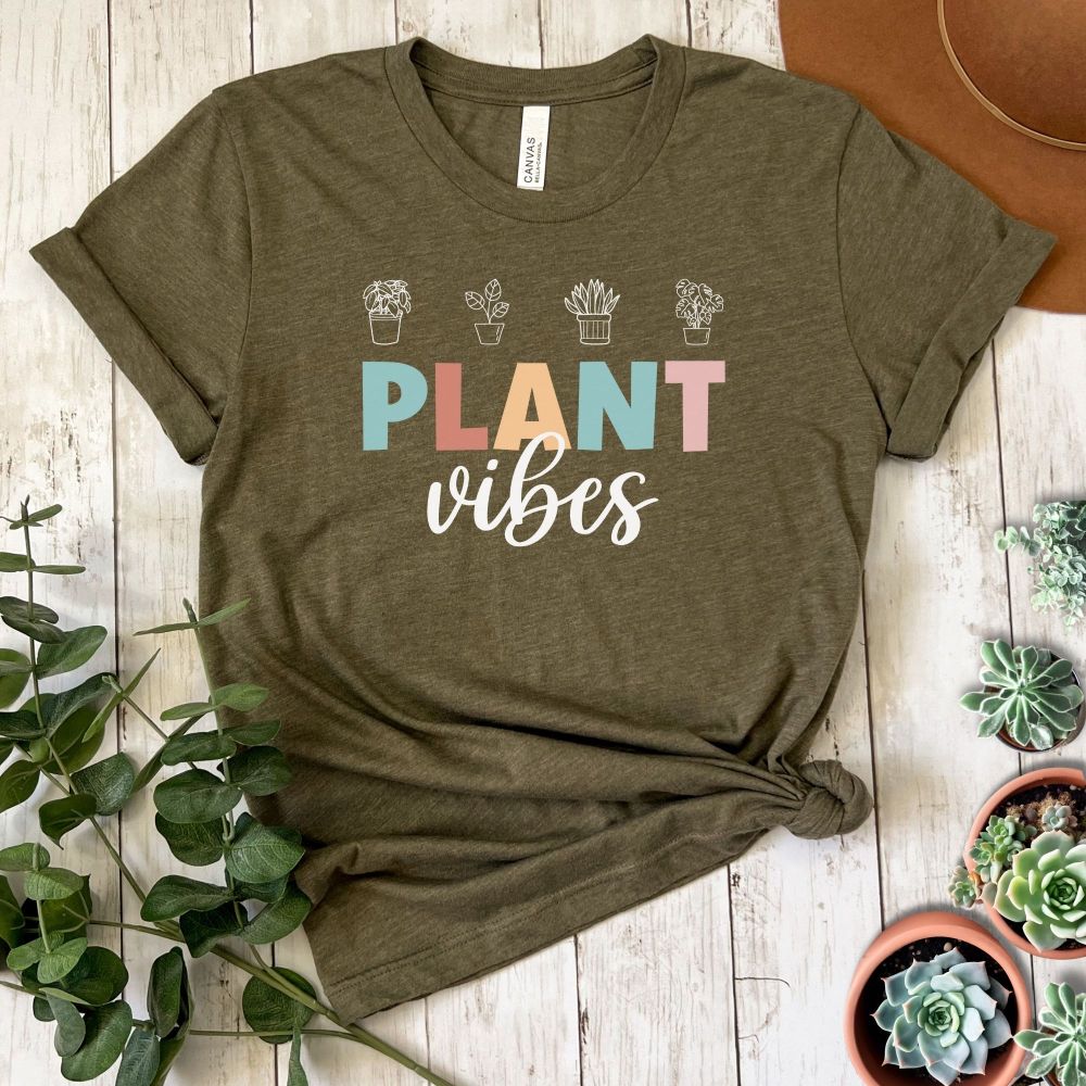 "Plant Vibes" Short Sleeve Tee