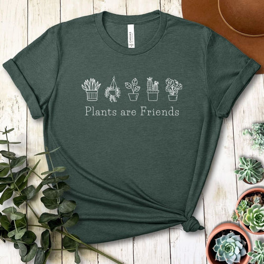 "Plants are Friends" Short Sleeve Tee
