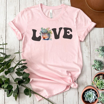 "Love" Plants Short Sleeve Tee