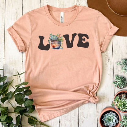 "Love" Plants Short Sleeve Tee