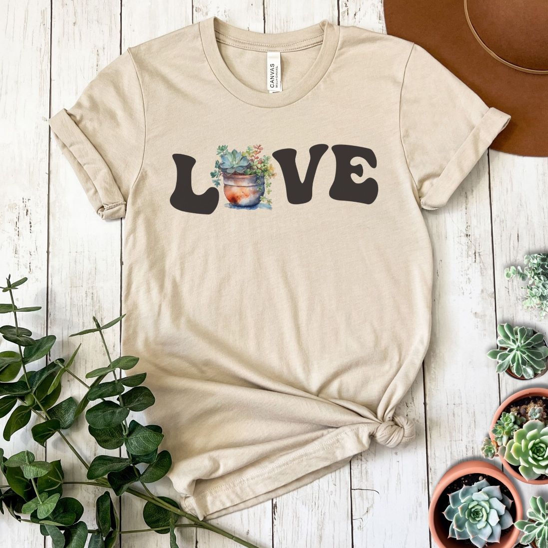 "Love" Plants Short Sleeve Tee