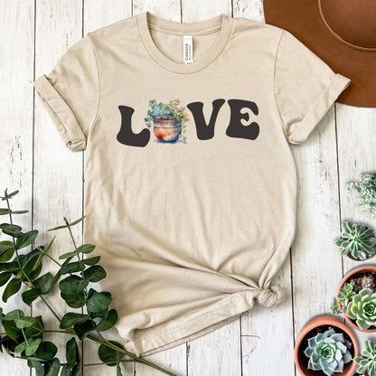 "Love" Plants Short Sleeve Tee