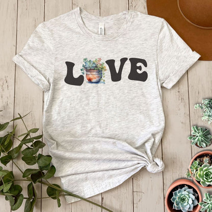 "Love" Plants Short Sleeve Tee