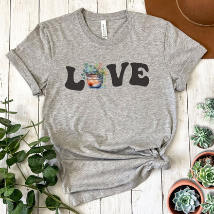 "Love" Plants Short Sleeve Tee